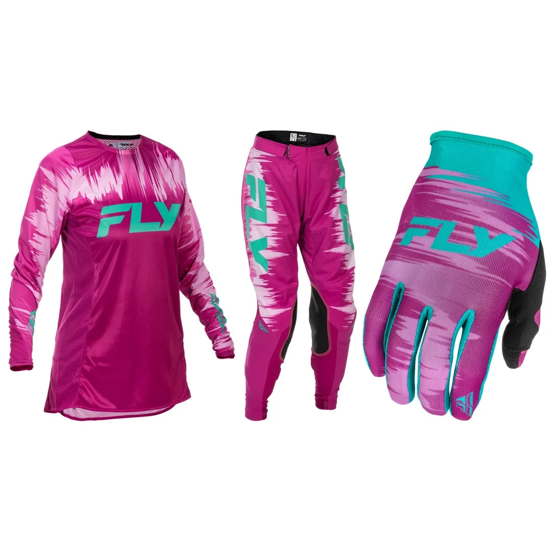 Fly Womens Lite Pink/Turquoise Gear Combo Fast Bundle