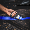 Tie Down Ratchet Straps with Soft Loops (1.6 in x 8 ft) - Heavy Duty Set | AAR Certified Break Strength (5,208 lbs) JACO