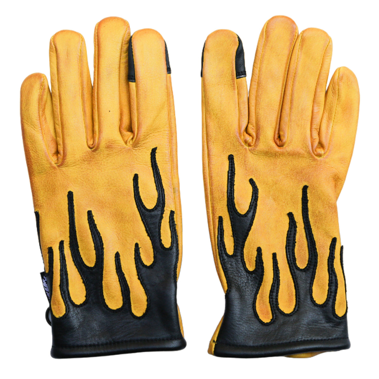 Black Flame Yellow Gloves AXEL CO