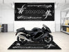 Designed Pit Mat for Suzuki Hayabusa Motorsport Motorcycle - MM7129 MPM Motorcycle Mat