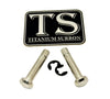 Titanium Battery Lid Pins - Surron LBS LBX, Segway X160 X260