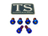 Titanium E-Moto Headlight Mount Bolts
