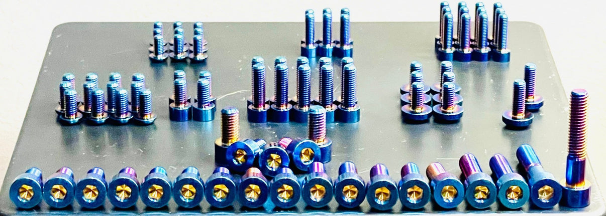 Talaria MX3 MX4 Complete Hardware Customization Kit Titanium Surron
