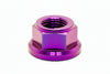 Titanium Rear Axle/ Motor Shaft Nut - M12x1.25 Metal Locking Nut