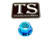 Titanium Rear Axle/ Motor Shaft Nut - M12x1.25 Metal Locking Nut
