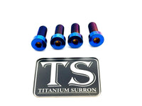 Talaria XXX Seat Subframe or Foot Peg Titanium Bolts (4) Titanium Surron