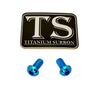 Titanium Ignition Cover Bolts (Set of Two) Surron, Segway, 79 Bike, E-Ride Pro