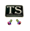 Titanium Motor Shaft Cover Bolts (Set of Two) Surron, Segway, 79 Bike, ERP