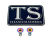 Titanium Surron Ultra Bee Brake Reservoir Cap Bolts