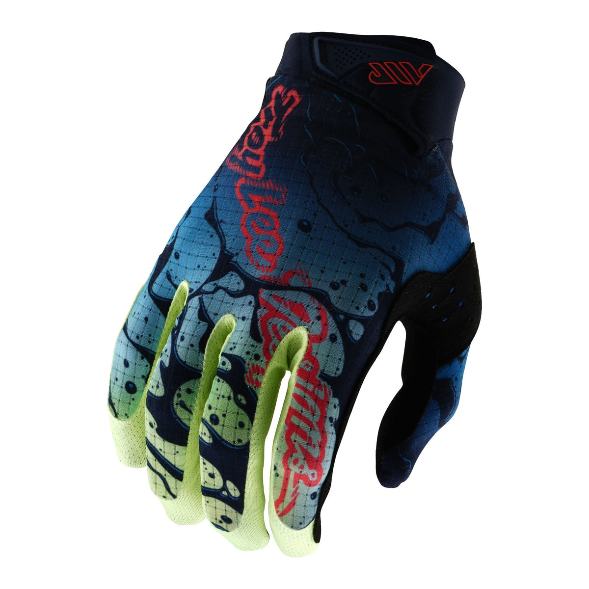 Youth Air Glove Drip GLO YELLOW / DARK NAVY image 1
