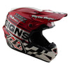 Youth GP Pro Helmet W/MIPS Fifty-50 WHITE / RED image 6