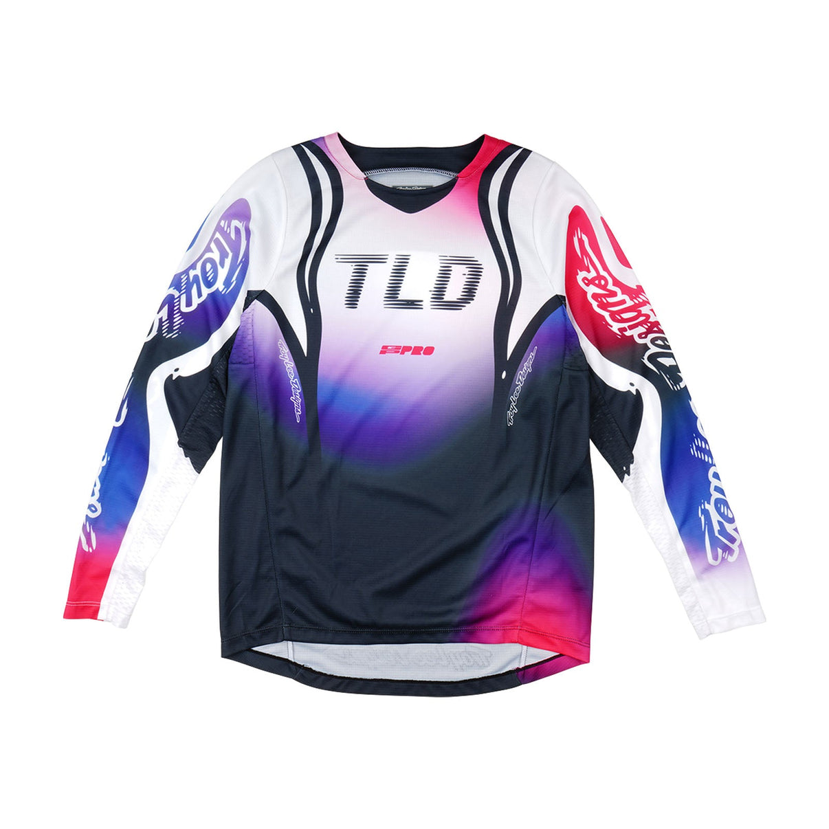 Youth GP Pro Jersey Drip BLACK / PURPLE image 1