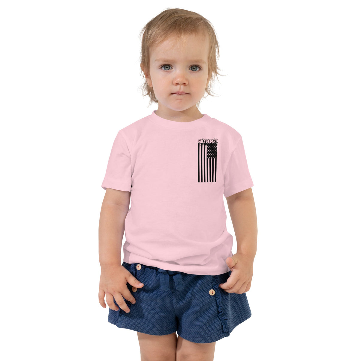 Toddler Desert Nation T-Shirt - Light Pink Race Desert