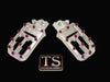 TS Custom Foot Pegs w/ Titanium Grips for Surron and Most Light E-moto
