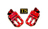 TS Custom Foot Pegs w/ Titanium Grips for Surron and Most Light E-moto