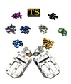 Custom Aluminum Foot Pegs w/ Titanium Grips for Talaria and Altis