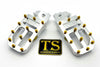 Custom Aluminum Foot Pegs w/ Titanium Grips for Talaria and Altis - LiveTheGnar