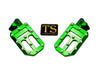 Custom Aluminum Foot Pegs w/ Titanium Grips for Talaria and Altis