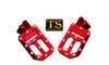 Custom Aluminum Foot Pegs w/ Titanium Grips for Talaria and Altis