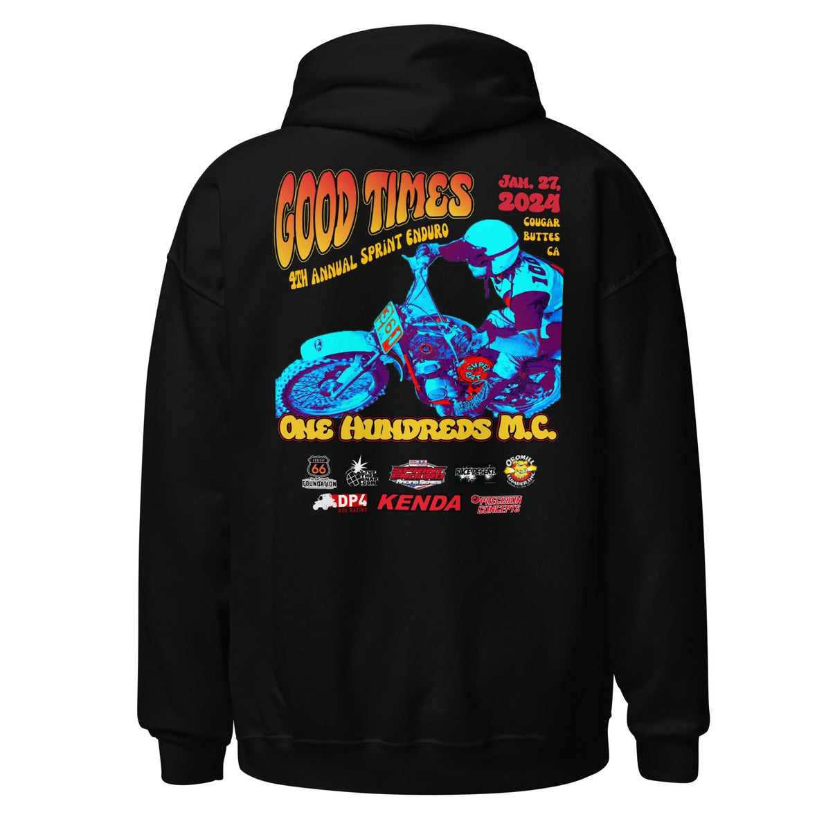 2024 Good Times Sprint Enduro 100s MC Event Hoodie - Adult Hoodie Race Desert