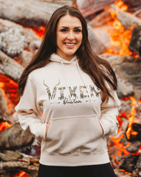 Vixen Huntress Pullover Hoodie - Natural - LiveTheGnar