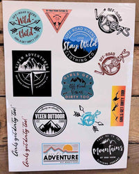 Vixen Outdoor Sticker Sheet - LiveTheGnar