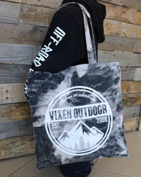 Vixen Outdoor Tie Dye Canvas Tote - Smoke - LiveTheGnar