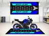 Designed Pit Mat for Yamaha MT-03 Motorcycle - MM7121 MPM Motorcycle Mat