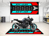 Designed Pit Mat for Yamaha MT-10 Motorcycle - MM7115 MPM Motorcycle Mat