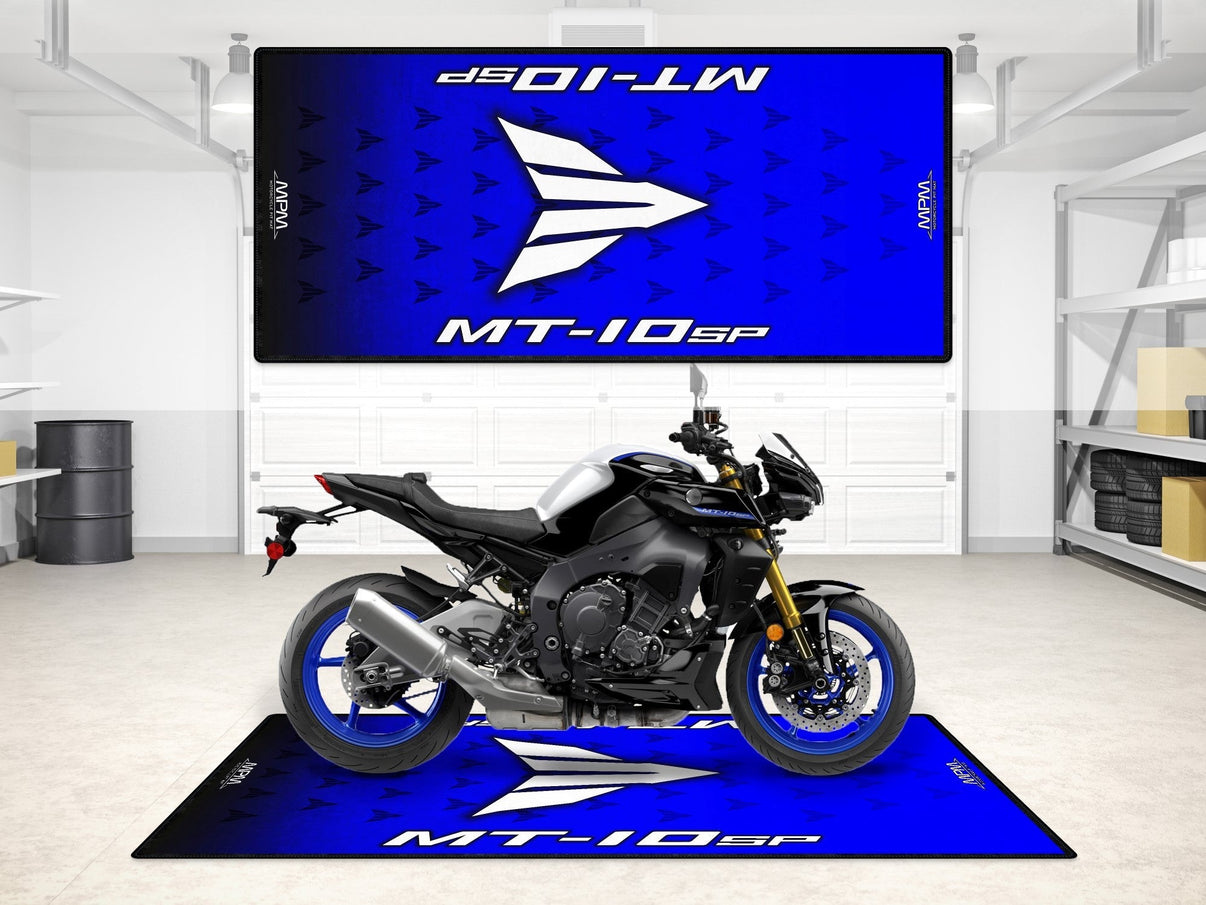 Designed Pit Mat for Yamaha MT-10SP Motorcycle - MM7116 MPM Motorcycle Mat