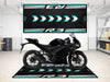 Designed Pit Mat for Yamaha R3 Motorcycle - MM7114 MPM Motorcycle Mat