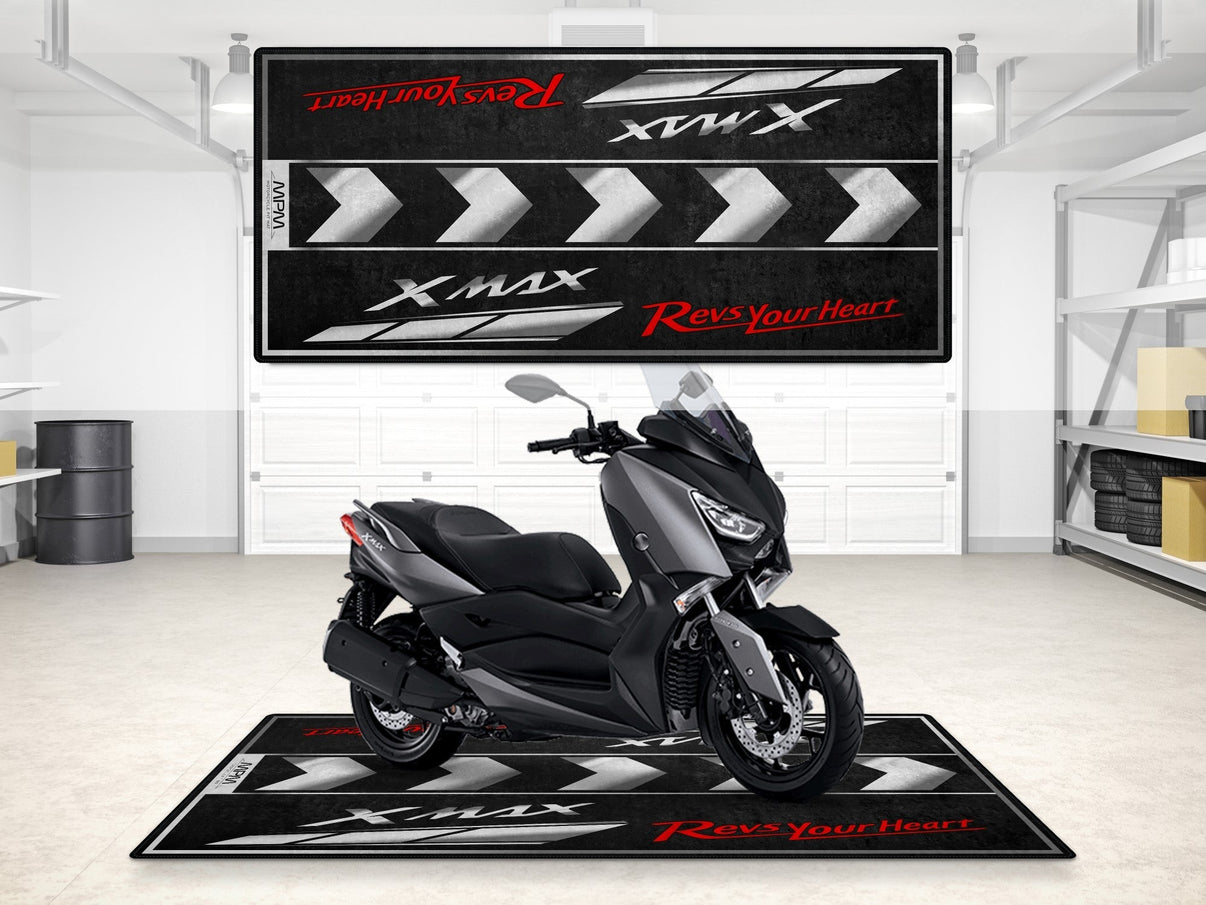 Designed Pit Mat for Yamaha Xmax Motorcycle - MM7124 MPM Motorcycle Mat