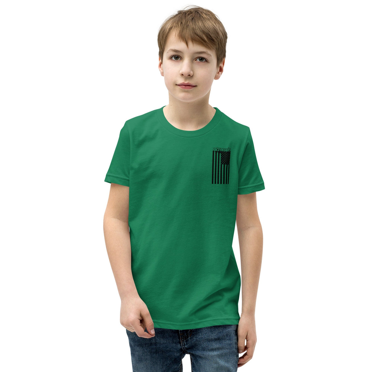Youth Desert Nation T-Shirt - Green Race Desert