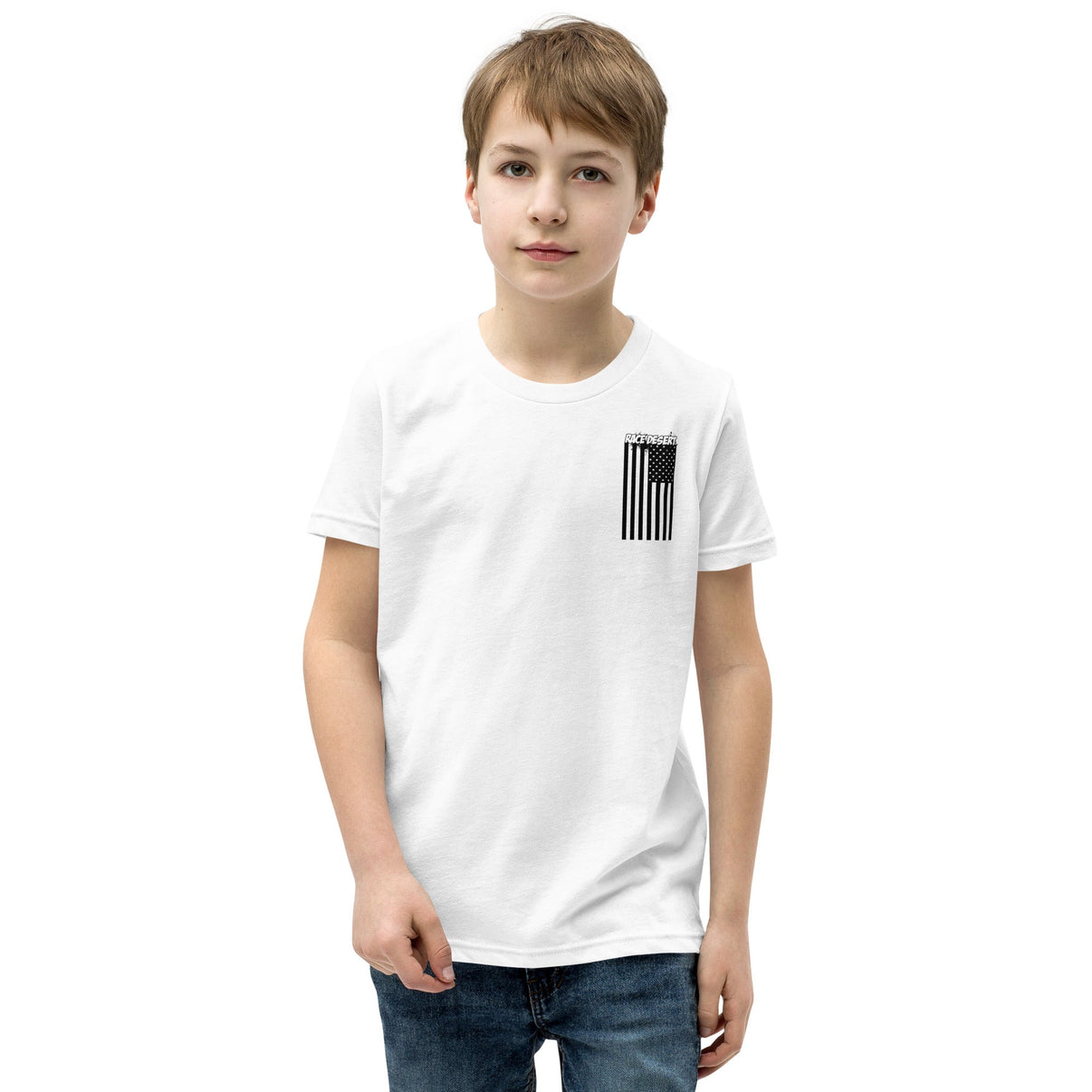 Youth Desert Nation T-Shirt - White Race Desert