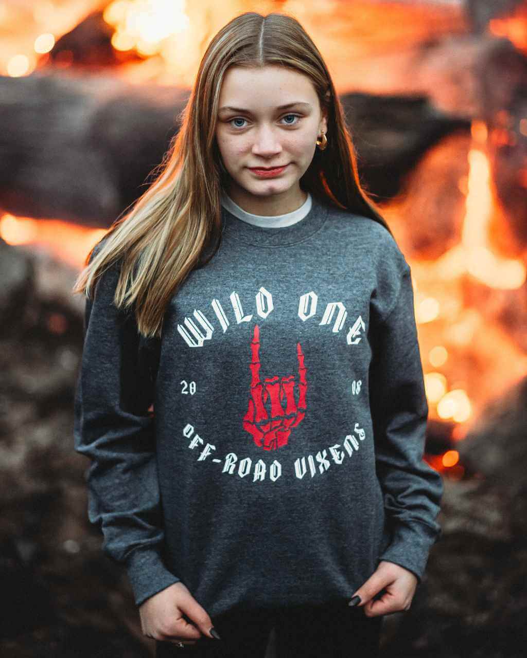 Youth Wild One Crewneck - LiveTheGnar