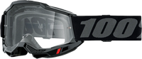 100% Accuri 2 Goggle Black Clear Lens 100%