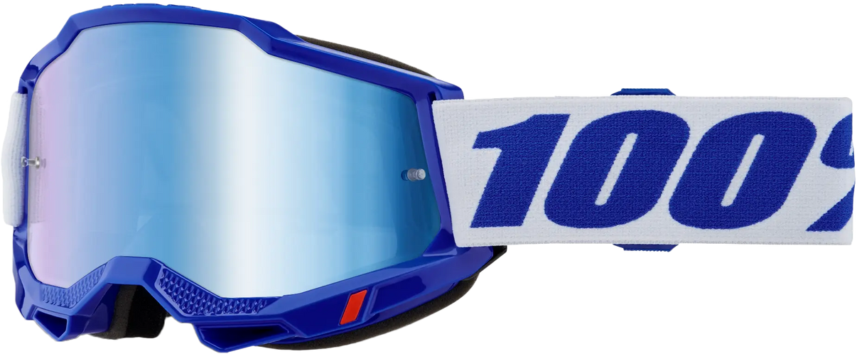 100% Accuri 2 Goggle Blue Mirror Blue Lens 100%