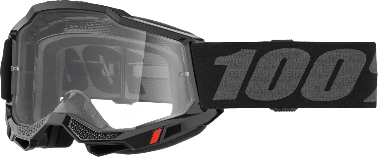 100% Accuri 2 Otg Goggle Black Clear Lens 100%