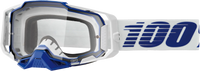 100% Armega Goggle Blue Clear Lens 100%
