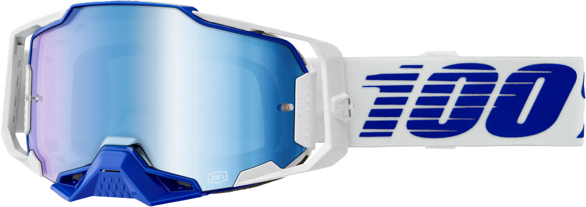 100% Armega Goggle Blue Mirror Blue Lens 100%