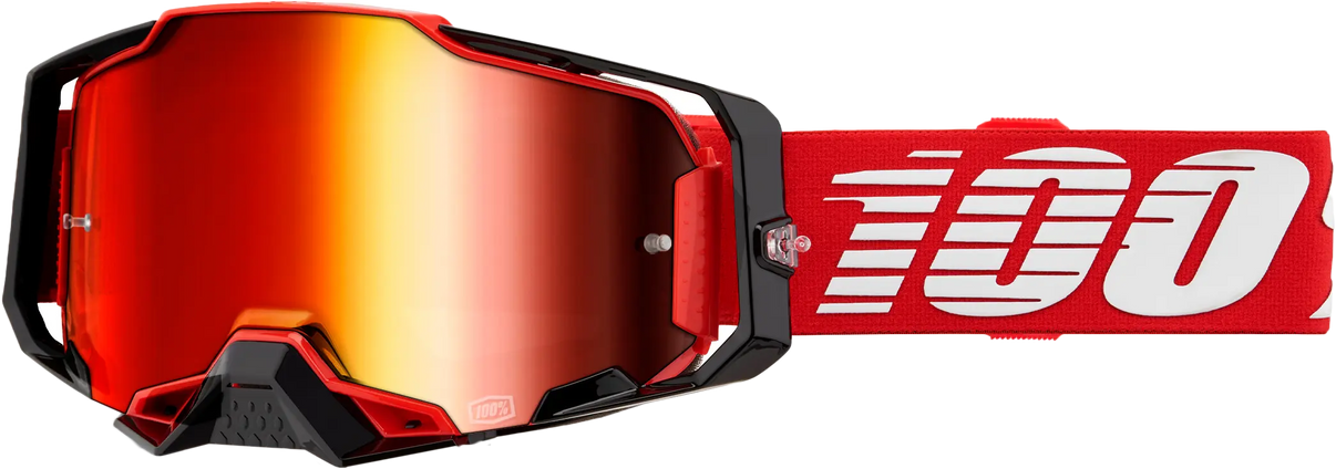 100% Armega Goggle Red Mirror Red Lens 100%
