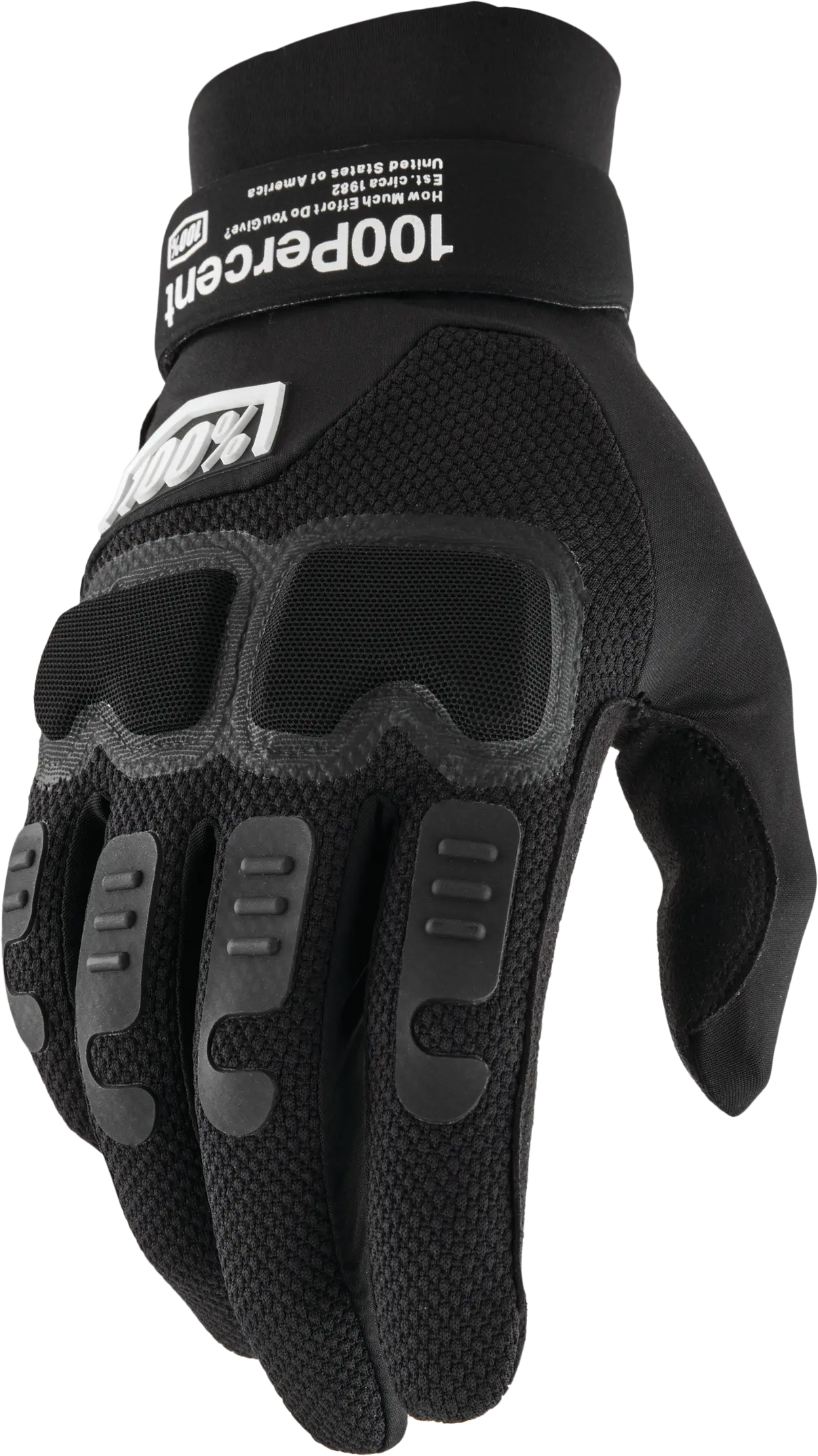 100% Langdale Gloves - Black 100%