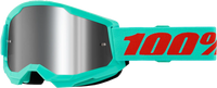 100% Strata 2 Goggle Maupiti Mirror Silver Lens 100%