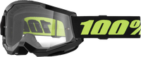 100% Strata 2 Goggle Solar Eclipse Clear Lens 100%
