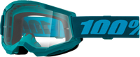 100% Strata 2 Goggle Stone Clear Lens 100%