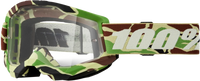 100% Strata 2 Goggle War Camo Clear Lens 100%