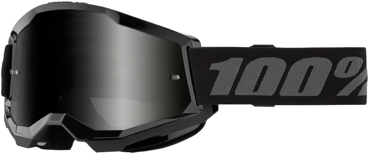 100% Strata 2 Sand Goggle Black Smoke Lens 100%