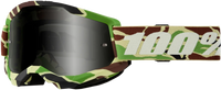 100% Strata 2 Sand Goggle War Camo Smoke Lens 100%