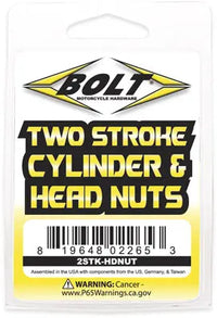2 Stroke Cylinder & Head Nuts Universal All 2 Stroke Motors BOLT
