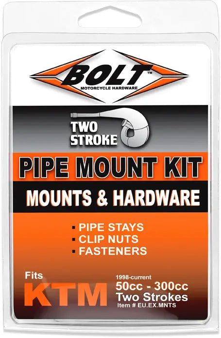 2 Stroke Pipe Mount Kit - All KTM & Husqvarna 2-strokes from 50cc-300cc BOLT